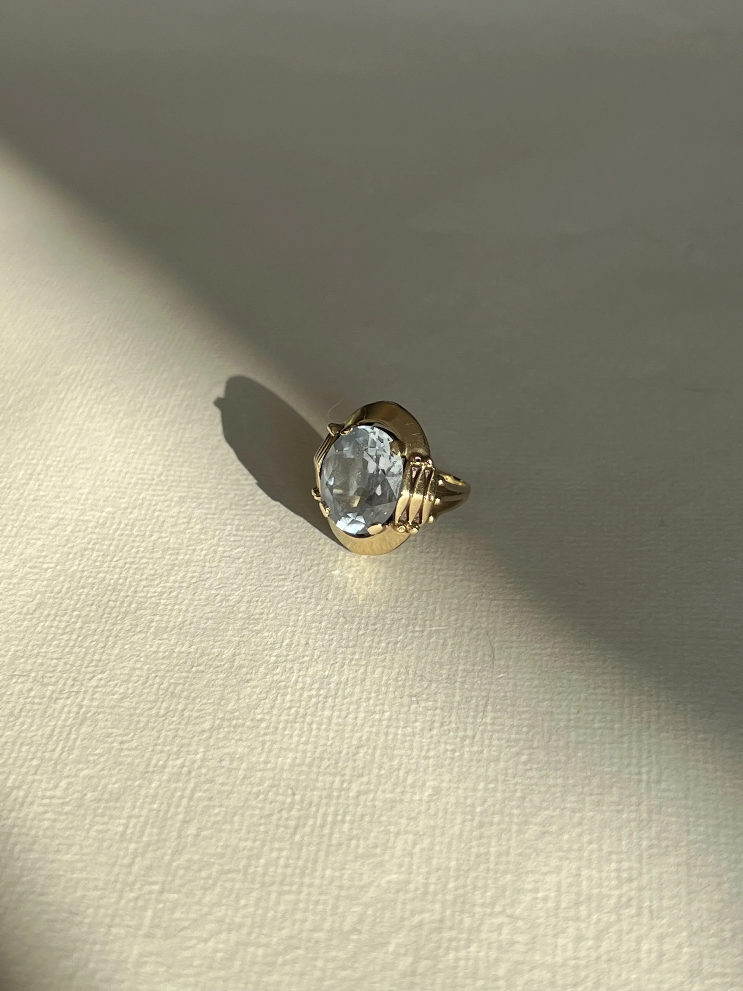 Aquamarine ring