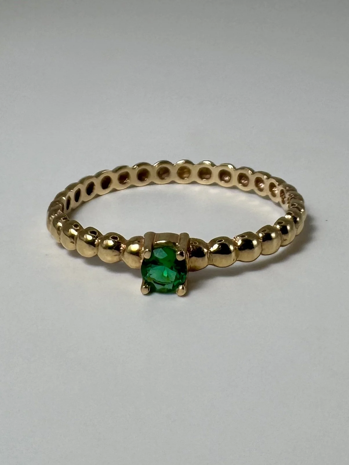 9ct gold stacking ring
