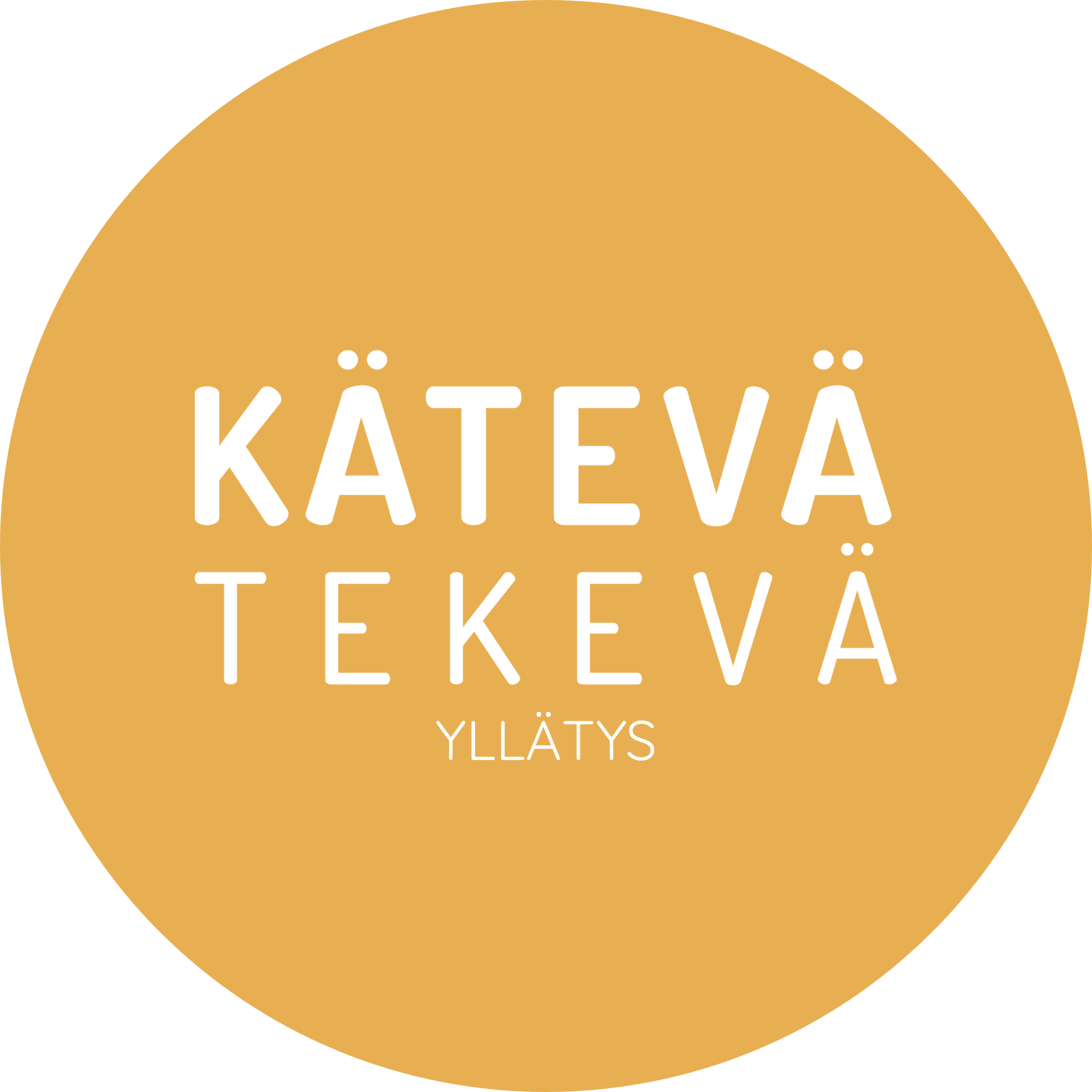 Osallistava työpaja Kätevä & Tekevä -messuilla, joissa näytteilleasettaja opastaa messukävijöitä.