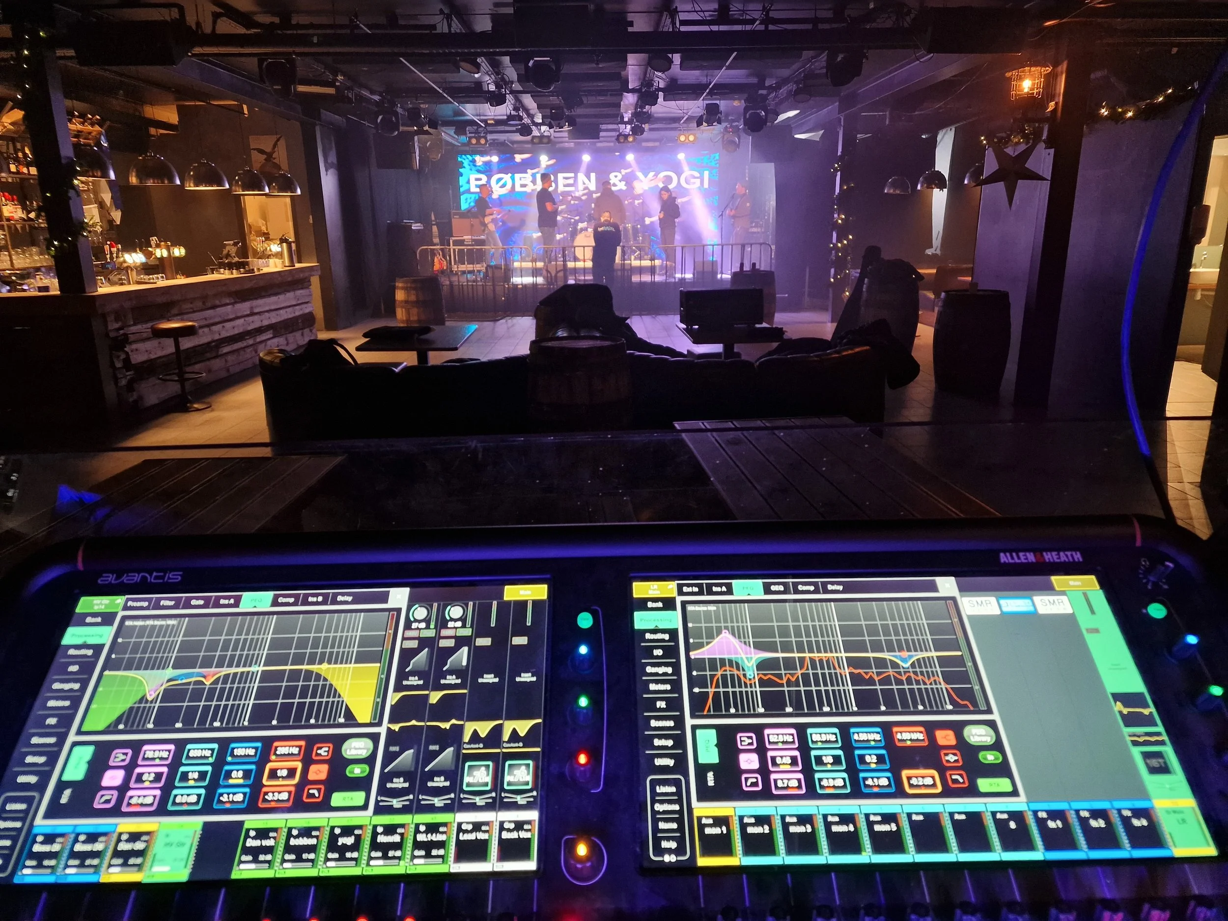 Lyd for Bøbben&Yogi på Slakteriet.