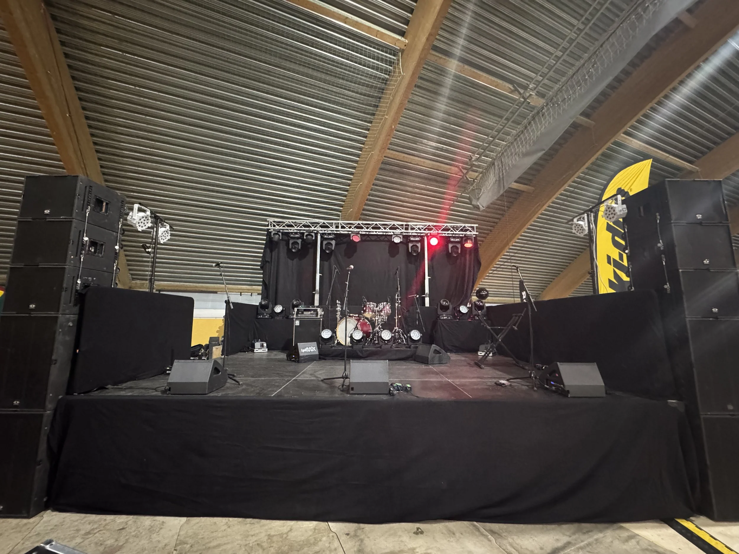 Rigg for scootermessa i Lakselv