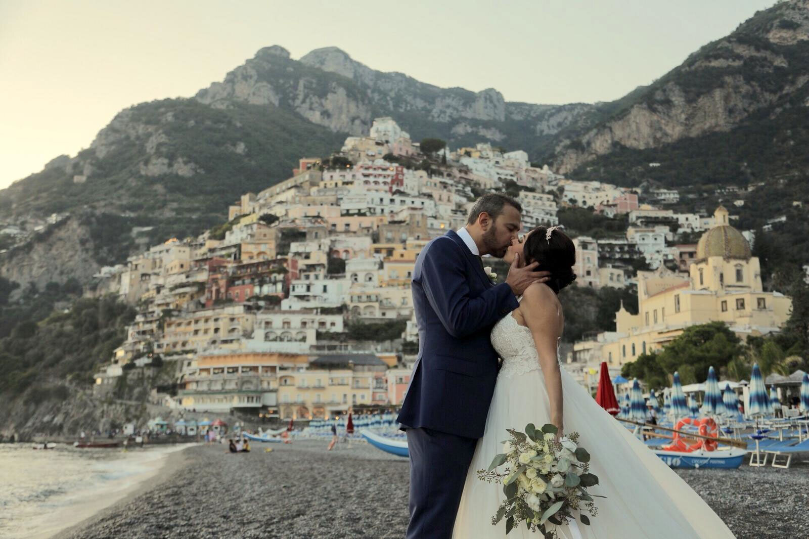 luxury positano wedding