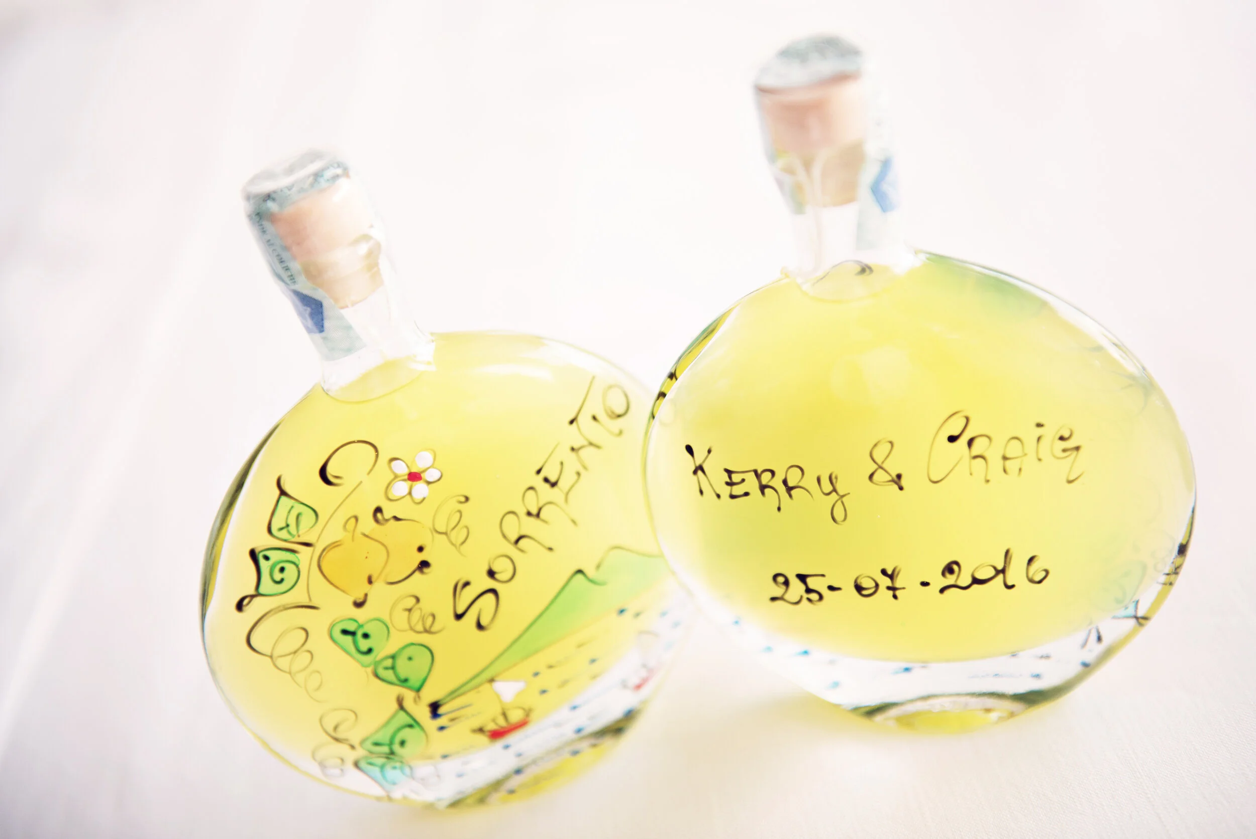 Limoncello favors