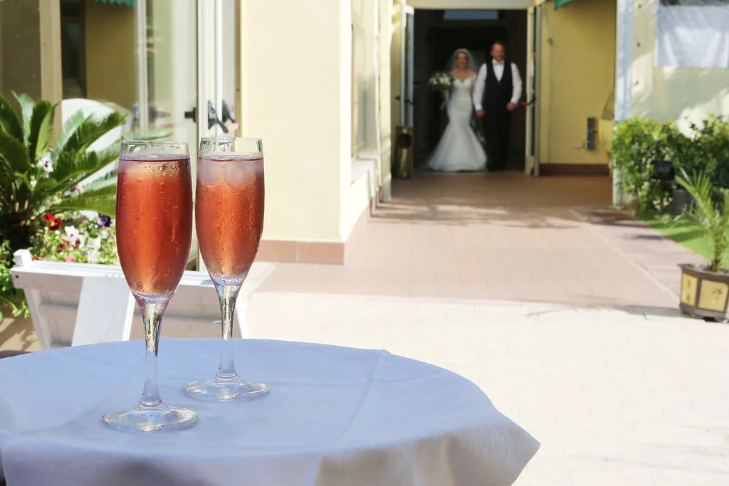 just married in Sorrento