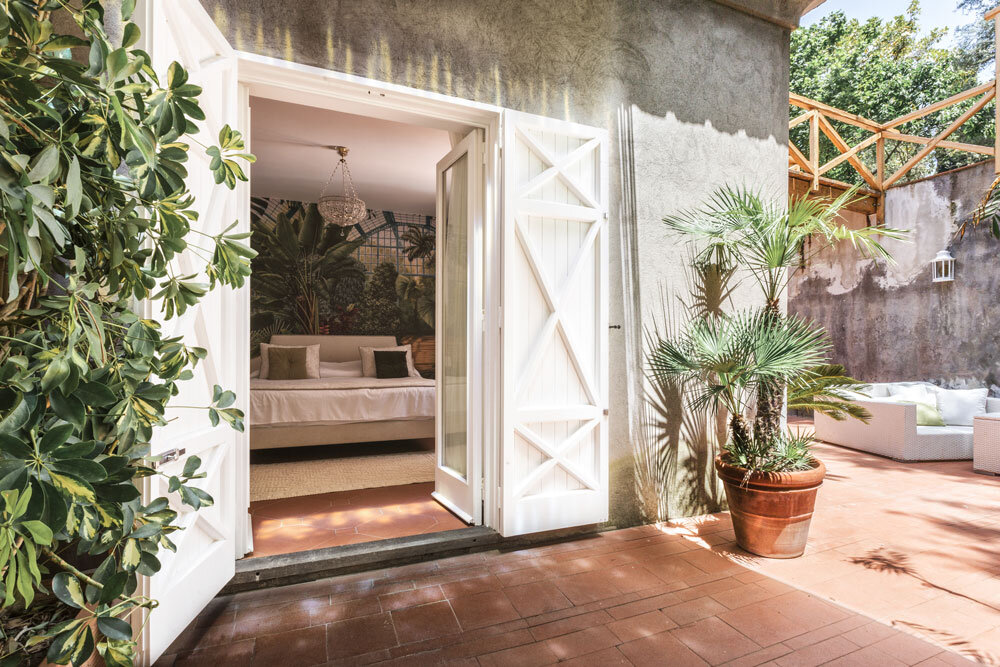 Sorrento villa wedding reception