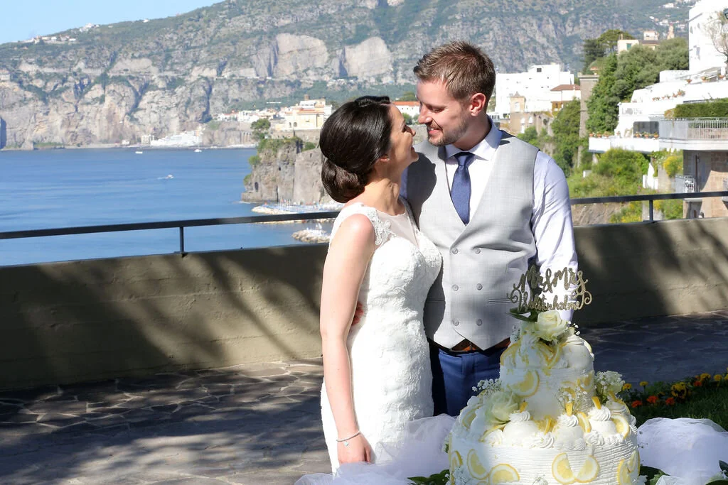 sorrento wedding cake