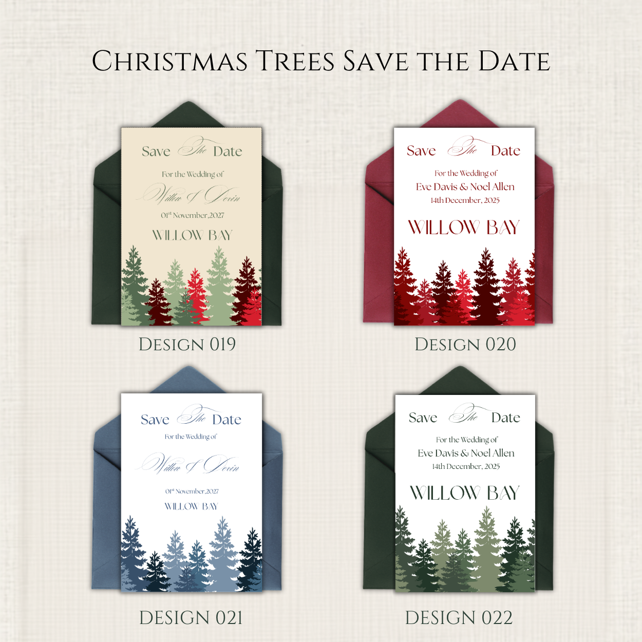Winter Woodland Save the Date