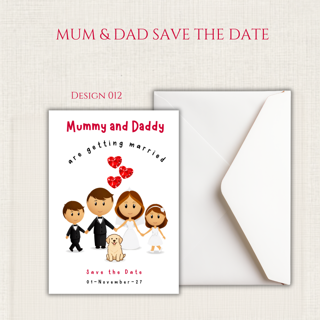 Mum and Dad Save the Date