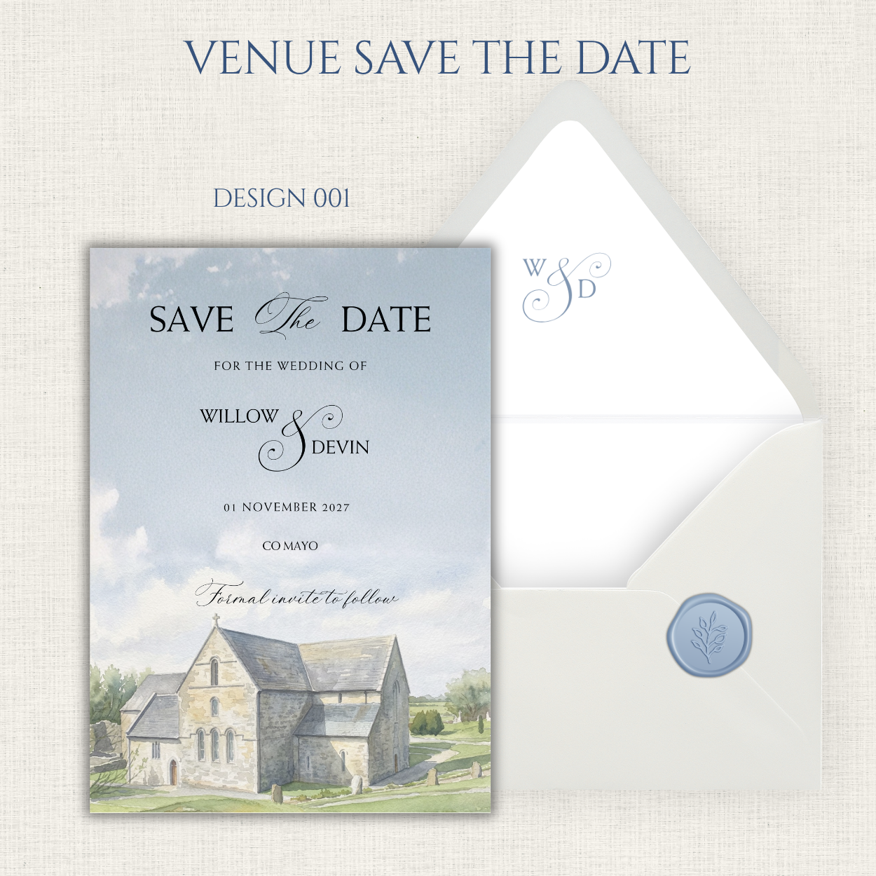 Venue Illustrated Save the Date 001