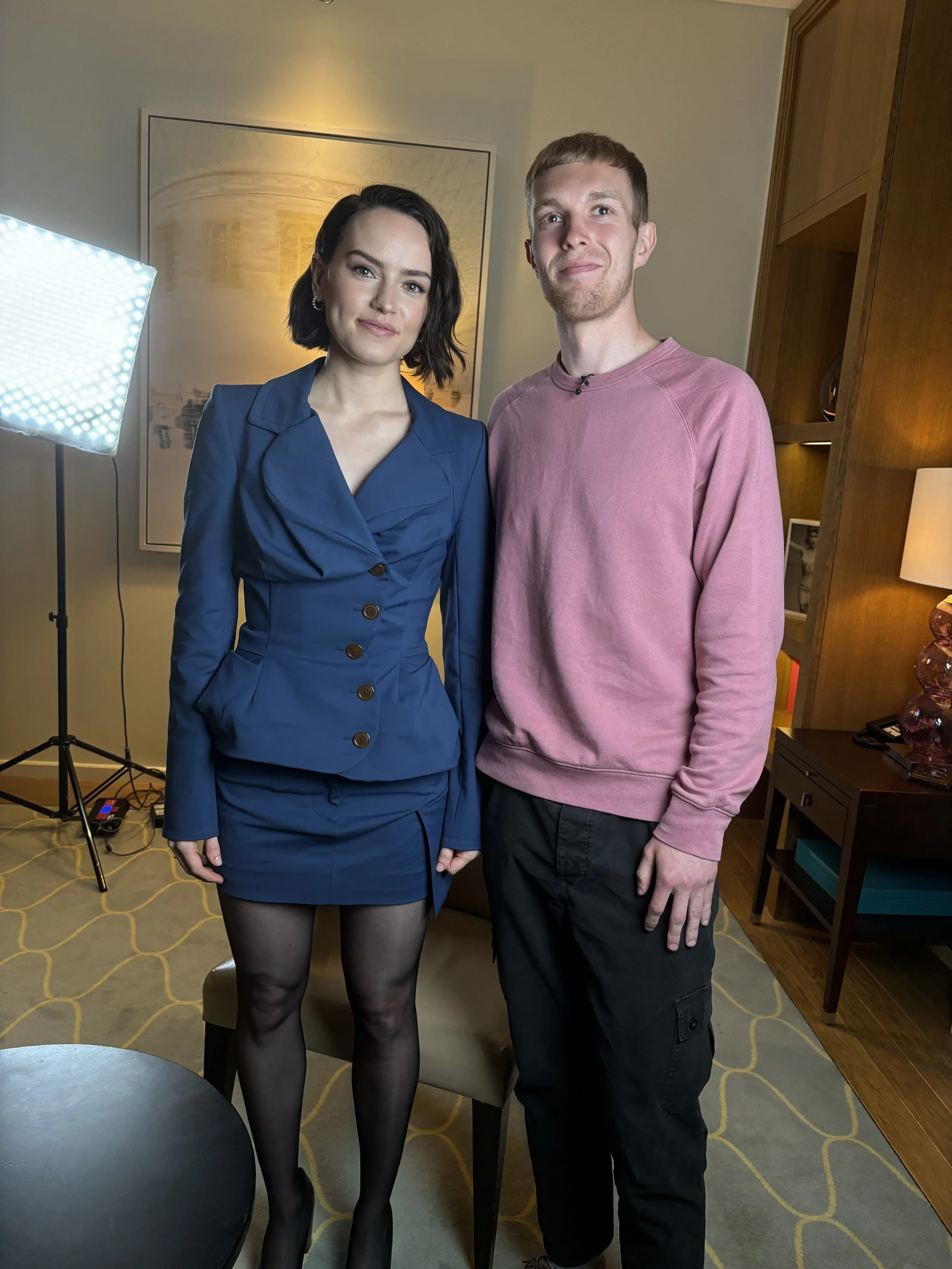 Actress Daisy Ridley chats to me about 'Young Woman and the Sea', a film that tells the incredible story of Trudy Ederle, the first woman to swim the English Channel.