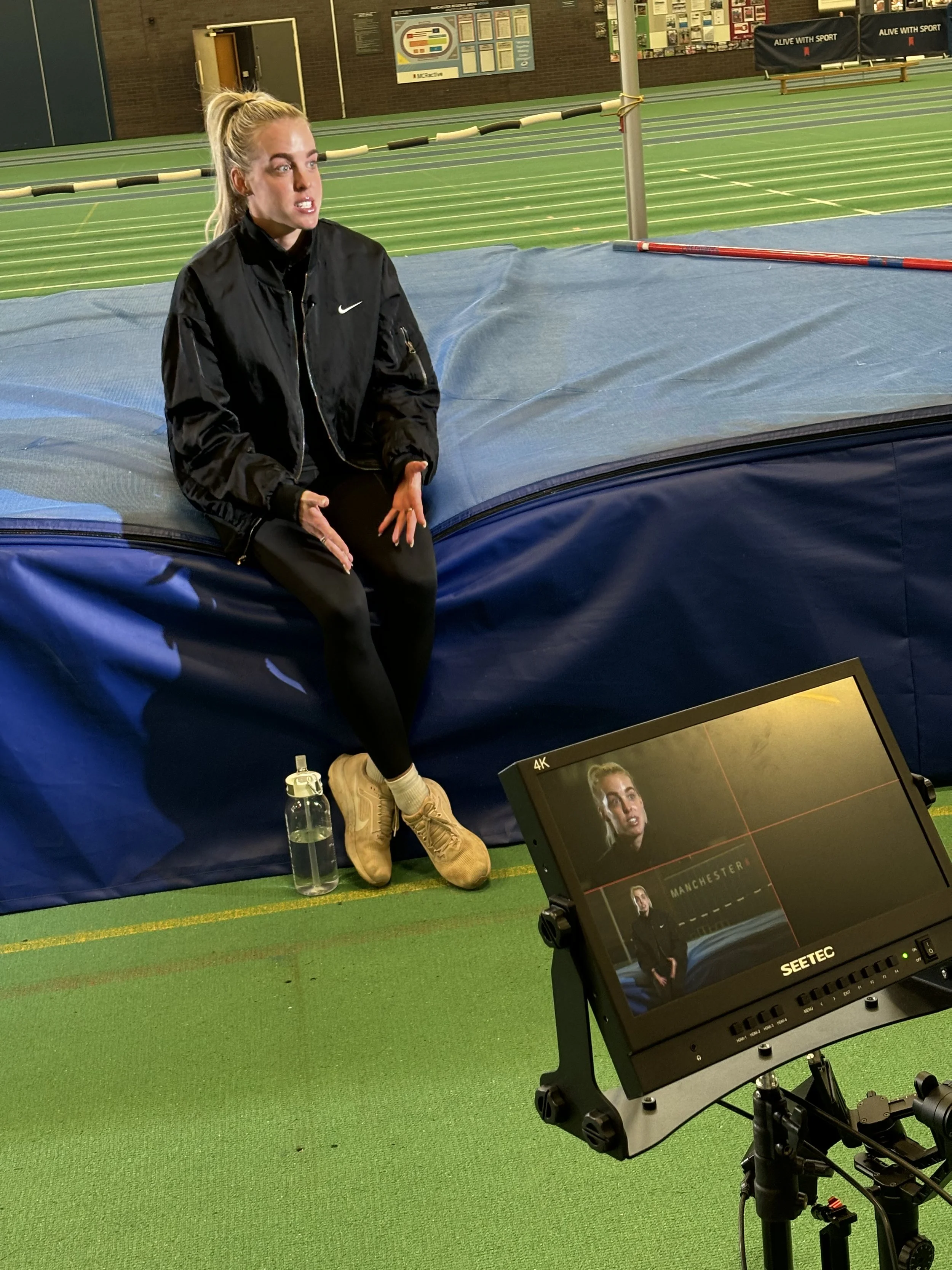 Behind thescenes of my interview with Olympic and World silver medallist Keely Hodgkinson as she prepared for the Paris Games.