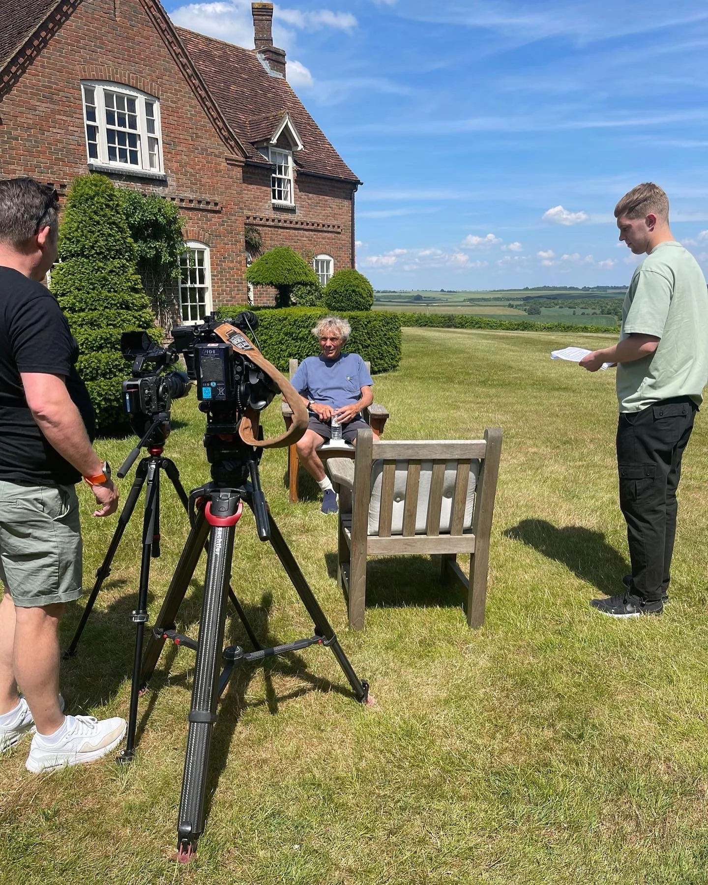 Producing an interview feature with Brian Toomey for Sky Sports Racing with contributions from racing legend John Francome MBE.