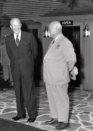 September 25, 1959 - Dwight D. Eisenhower and Nikita Khrushchev meet at Camp David [67-309-2] EPL.jpg