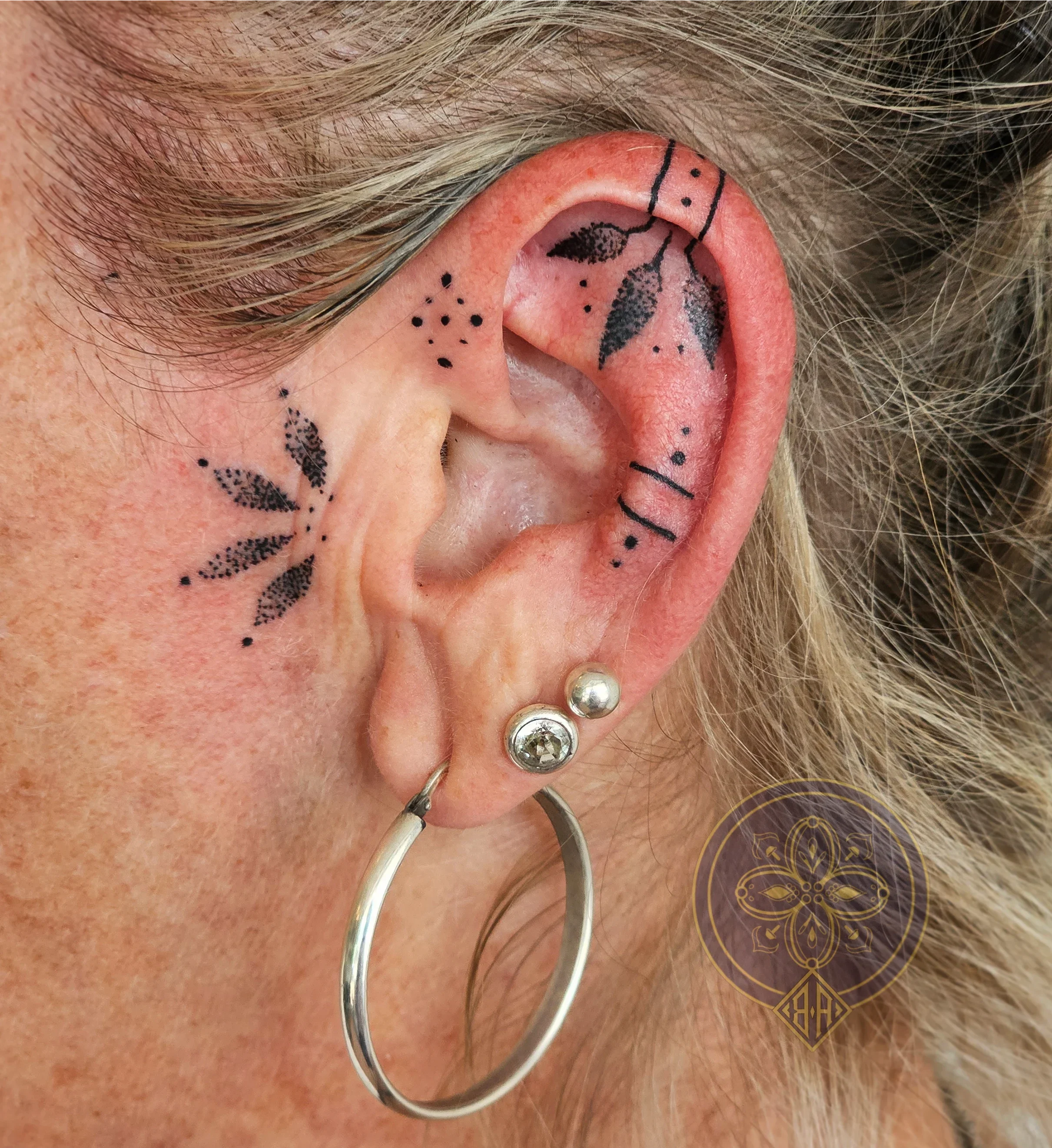 Ear tattoo Hobart