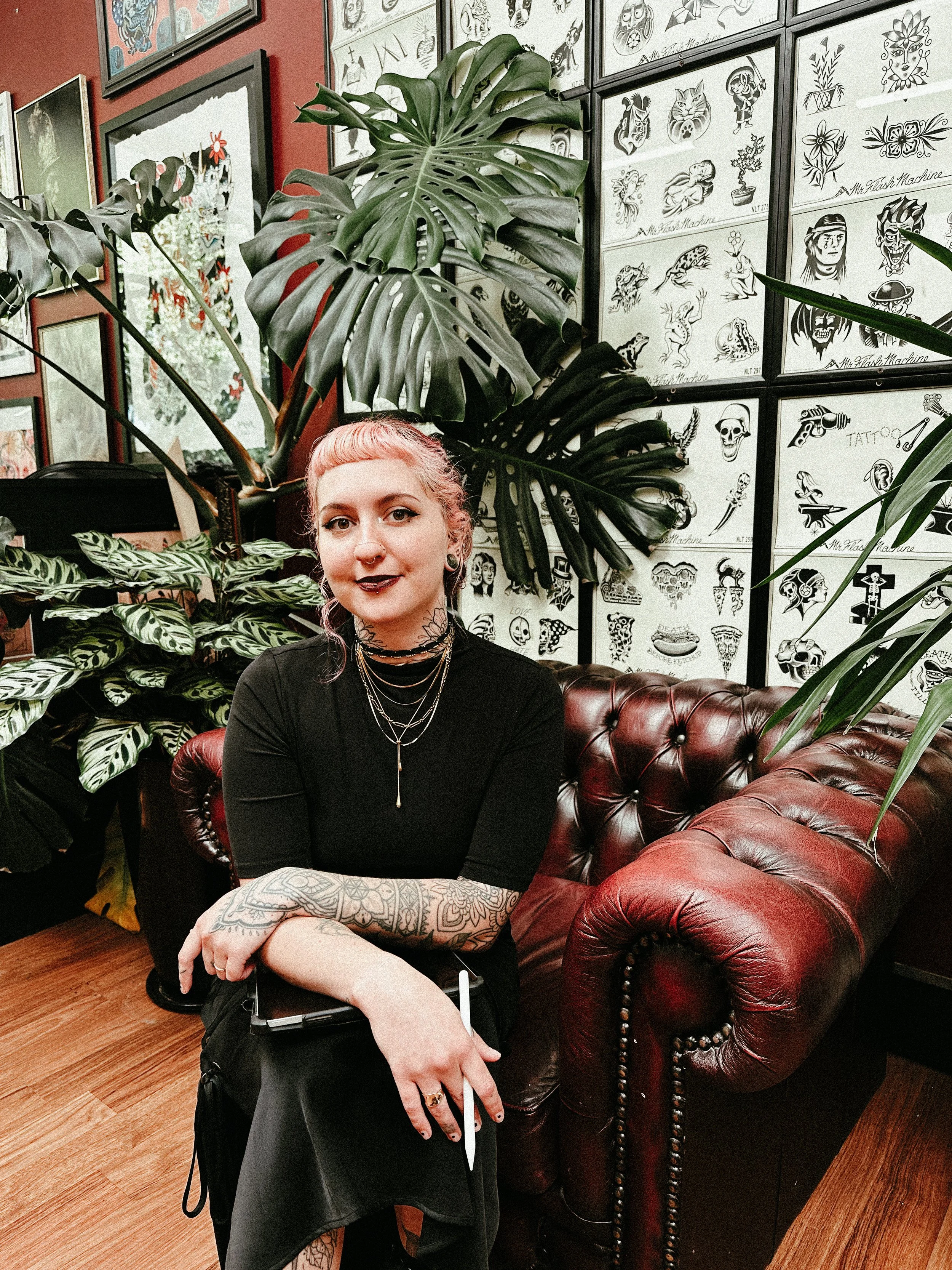 Female Tattooist Hobart