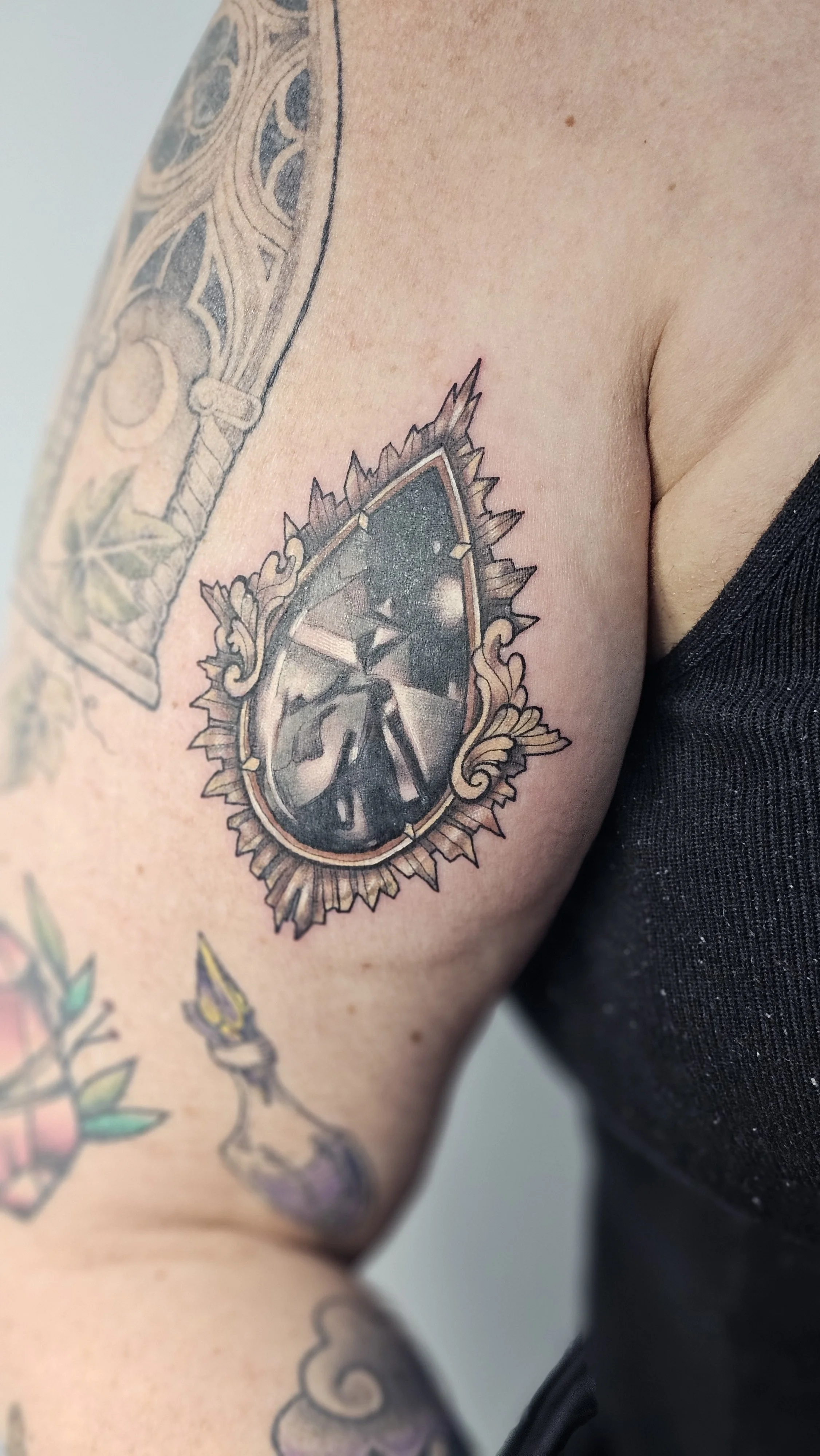 Colour realism gem stone 