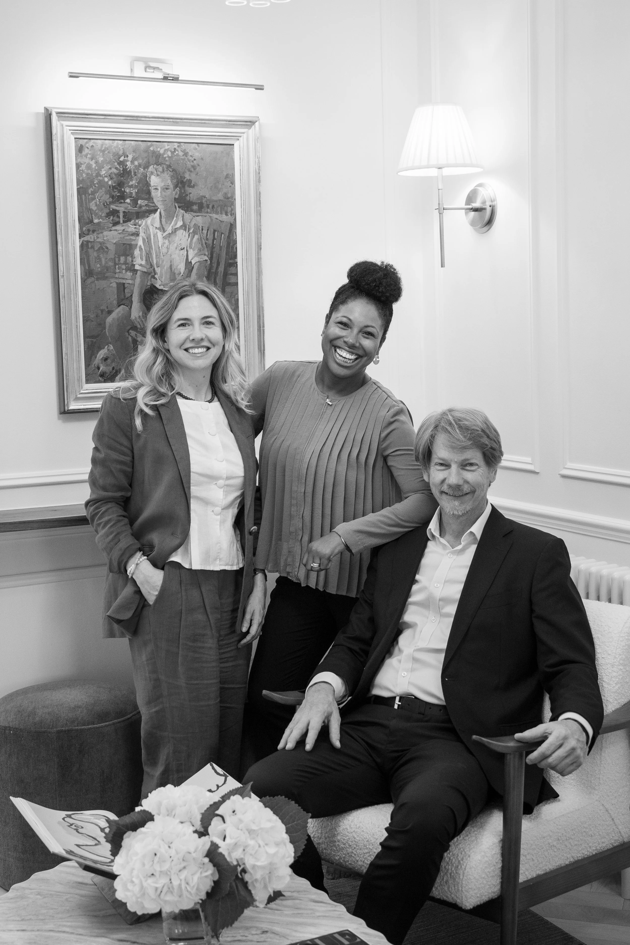 Black and White photo of the main members of Franklin London Property management services