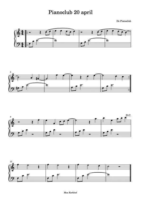 Partij 3 | Pianoclub 20 april