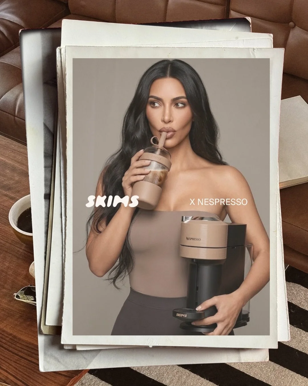What if SKIMS made your morning coffee?

A concept I&rsquo;ve had in my head for a while, so I finally brought it to life ☕️

Meet Nespresso, now brewing in every SKIMS shades 

#skims #aigenerated #brandingdesigner #kimkardashian #socialmediaagency