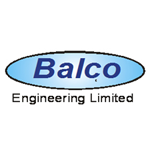 Logo of Balco Engineering Limited with a blue oval background and company name