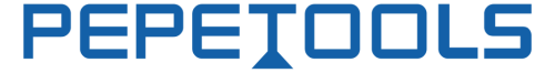 PEPTOOLS logo in blue and black