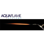 AquaFlame Systems logo with a stylized flame and water design