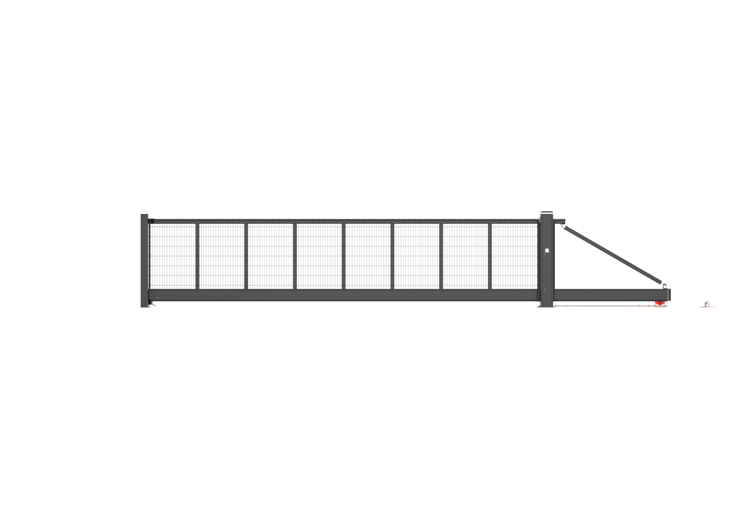Commercial And Domestic Cantilever Sliding Gates 