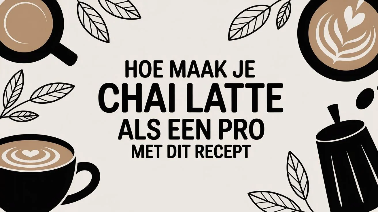 Hoe maak je chai latte als een pro?