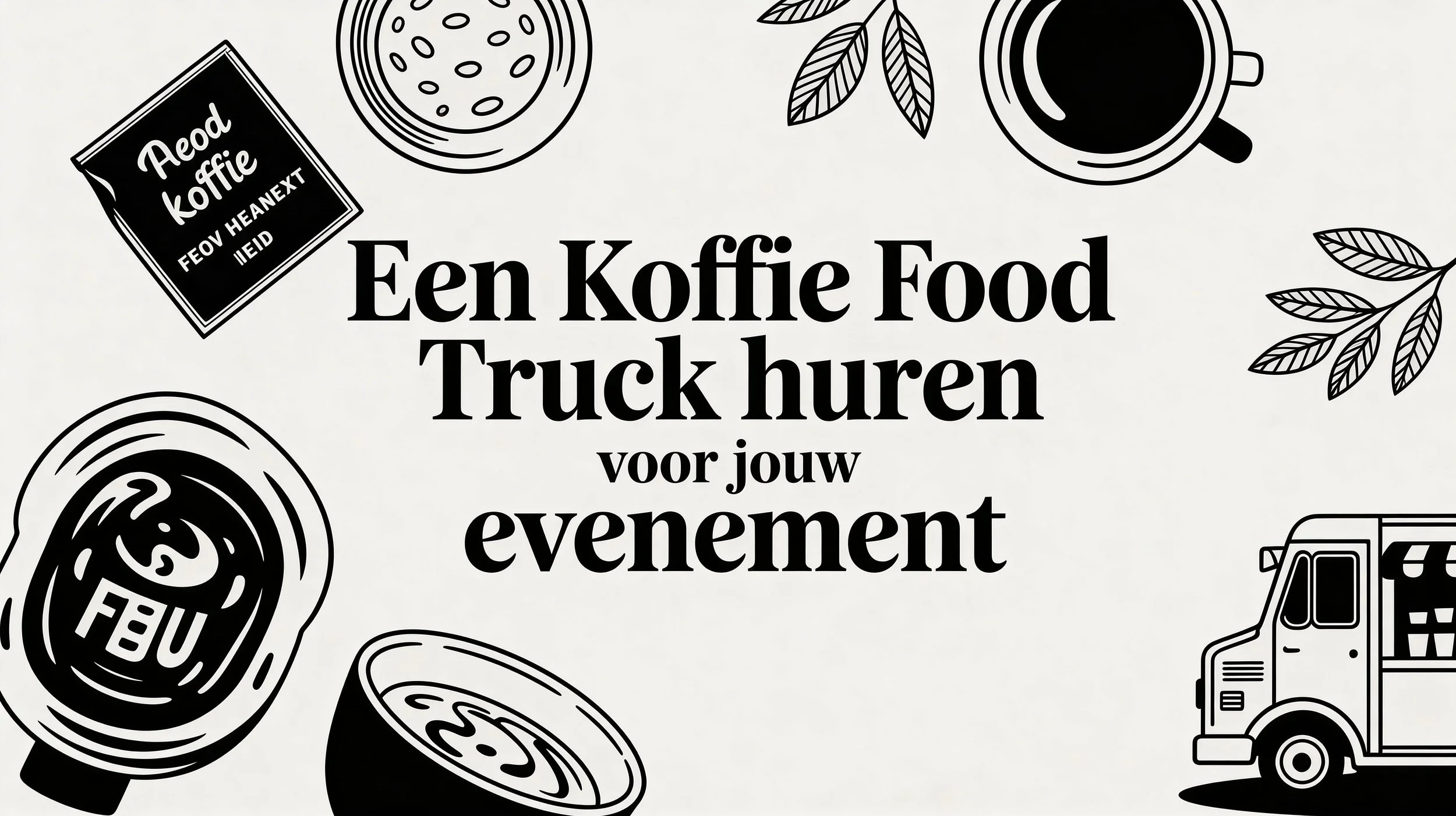 Een food truck koffie huren voor jouw evenement