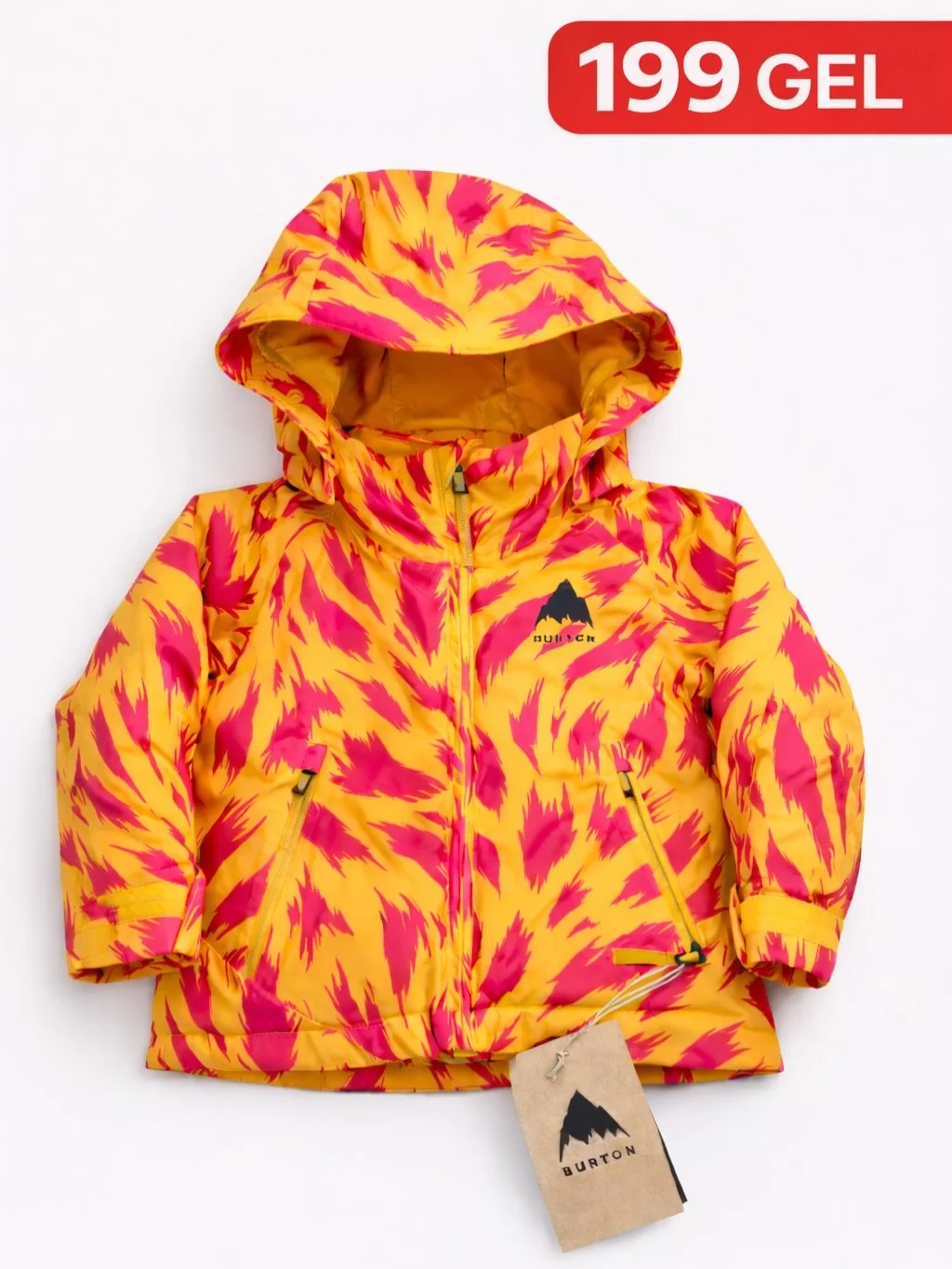 დიდი ფასდაკლება ჩვენთან! 🚨

🔥 BURTON ბავშვის ზამთრის ქურთუკი 🔥

💥 100&euro; ნაცვლად - მხოლოდ 199 ლარი!💥

📏 ზომა: 92 სმ

⛷️ სათხილამუროდაც გამოდგება

✔️ ძალიან თბილი და ხარისხიანი
✔️ ხელის სიგრძე იხსნება &mdash; ბავშვს უფრო დიდხანს გამოადგება

⚠