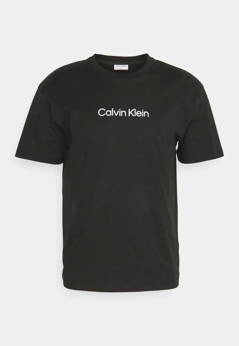 Calvin Klein შავი მაისური პრინტით