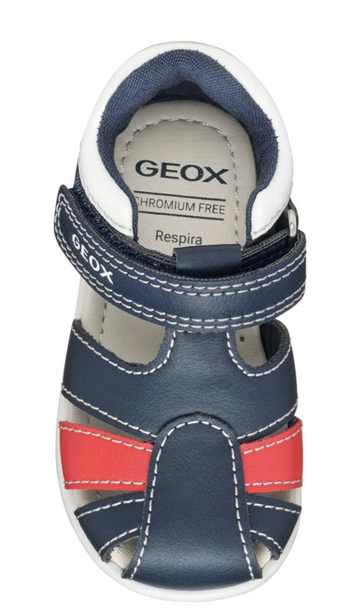 Geox “Elthan” საბავშვო სანდლები (მუქი ლურჯი:წითელი)-front.png
