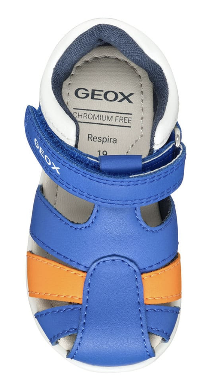 Geox “Elthan” საბავშვო სანდლები (ლურჯი:ნარინჯისფერი)-front.png