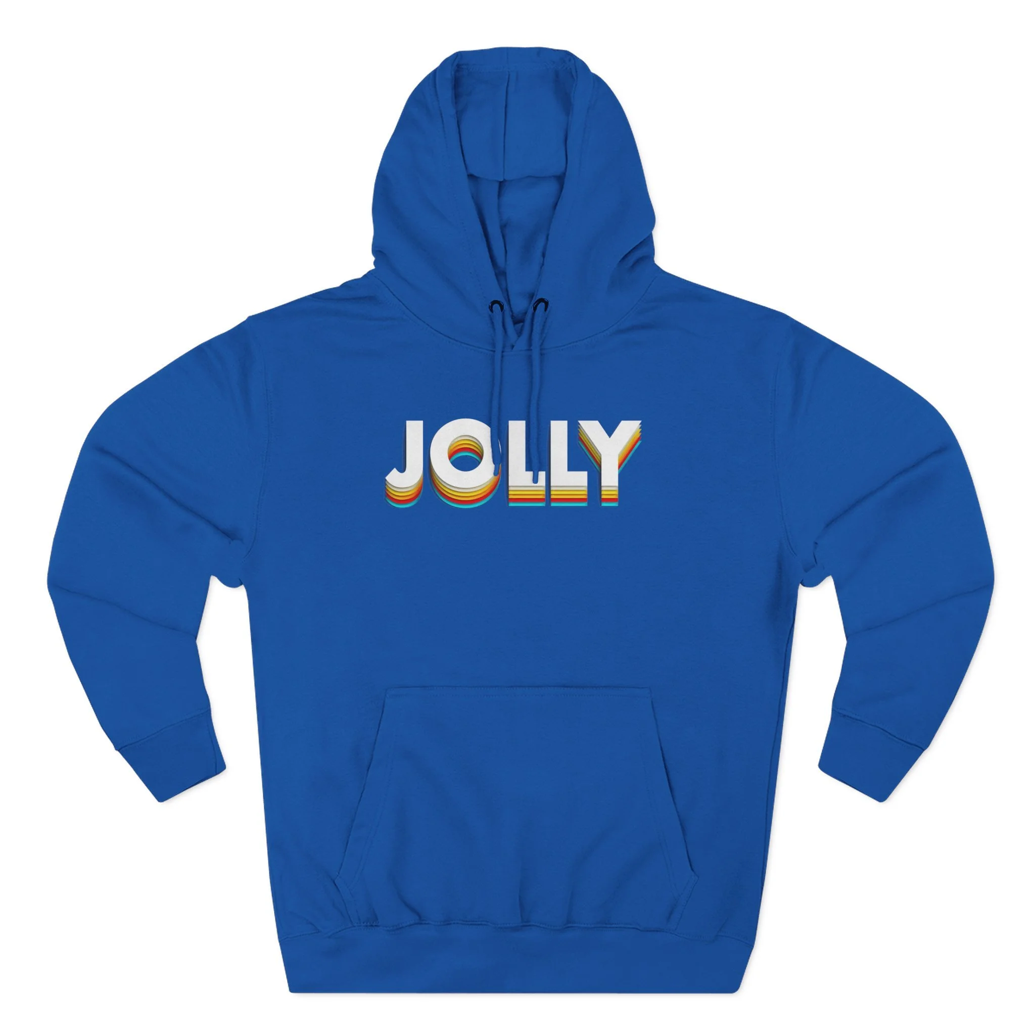 Jolly White Logo Hoodie