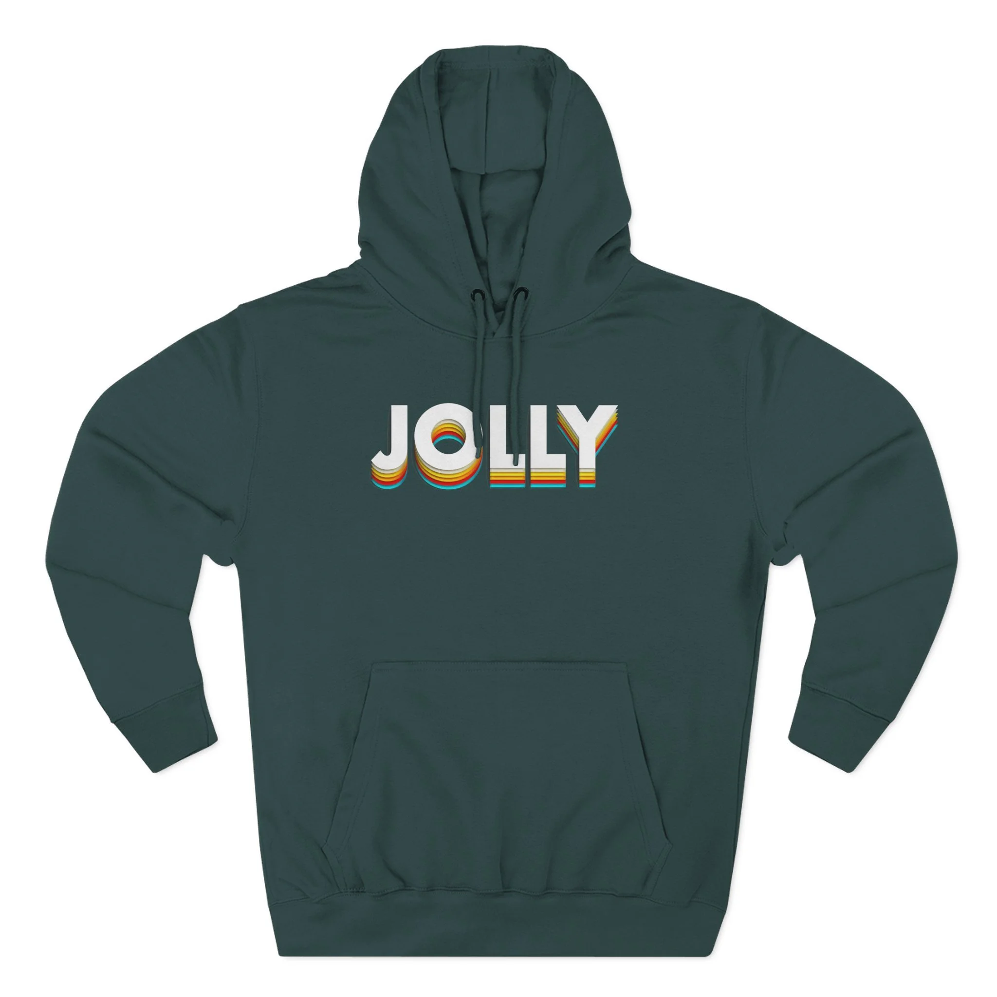 Jolly White Logo Hoodie
