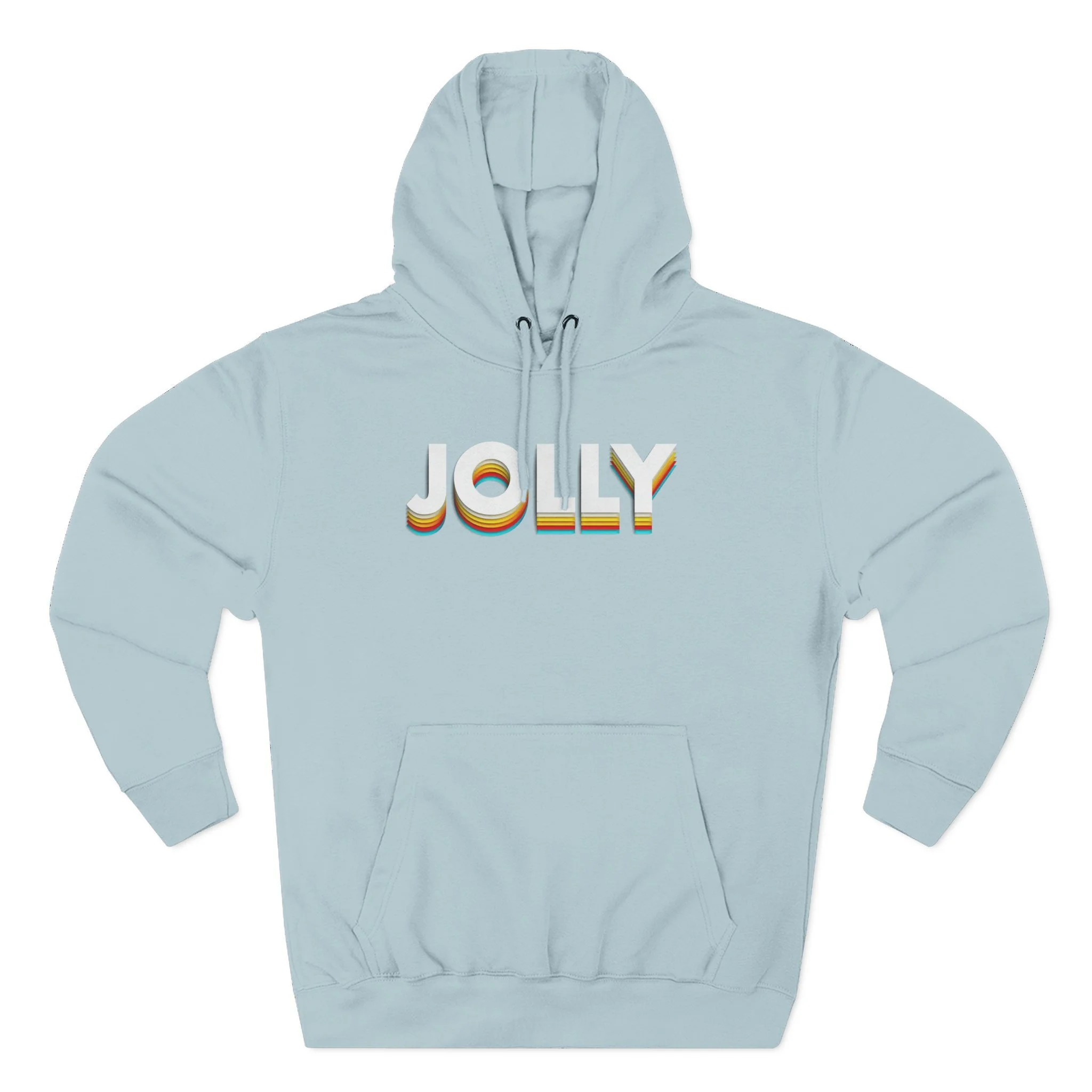 Jolly White Logo Hoodie