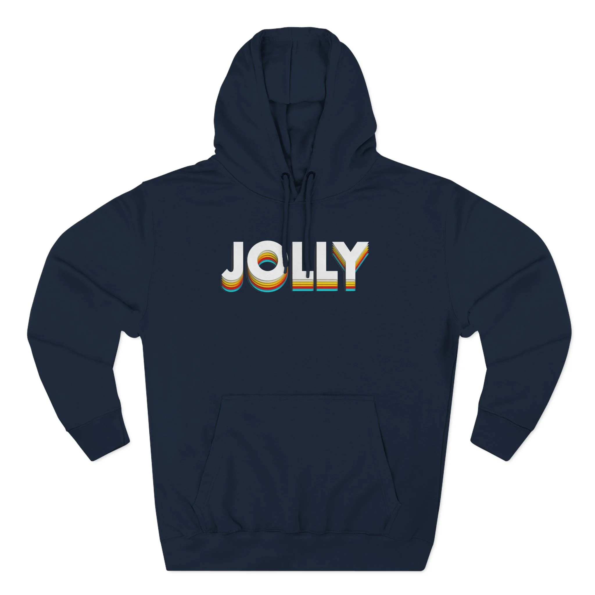 Jolly White Logo Hoodie