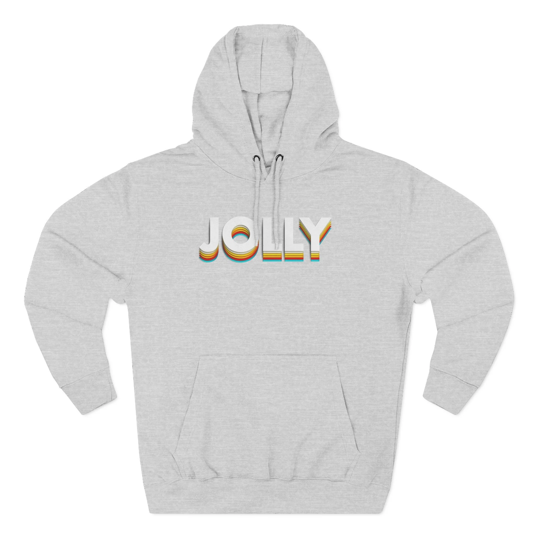 Jolly White Logo Hoodie
