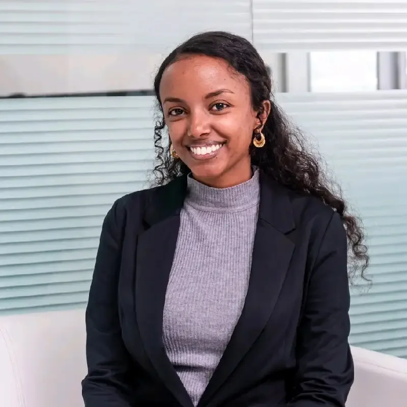 Julia Mulugeta, Contract Recruiter managing fast-paced and diligent hiring pipelines