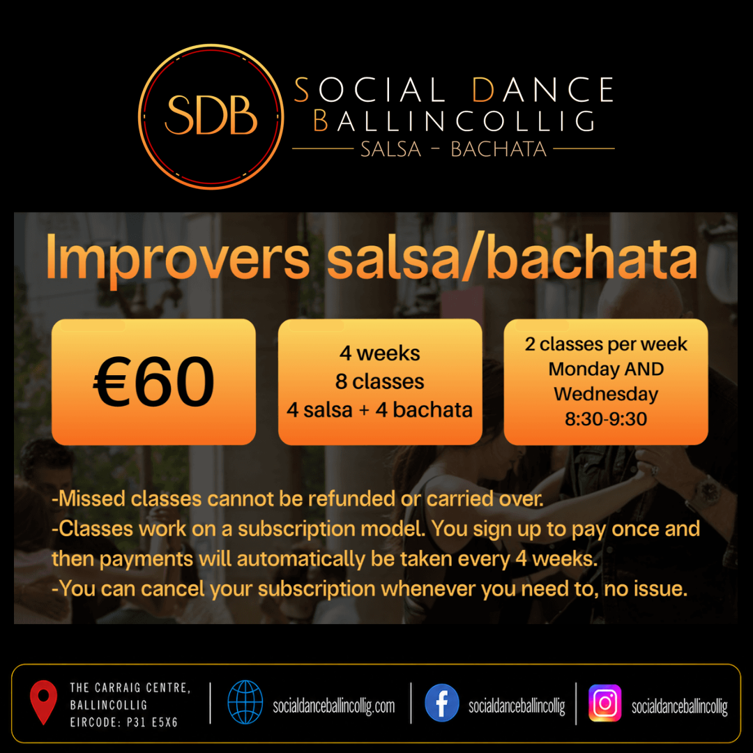 Improver salsa/bachata