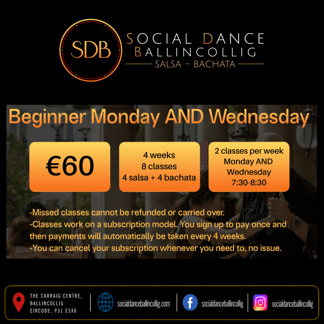 Beginner Monday AND Wednesday