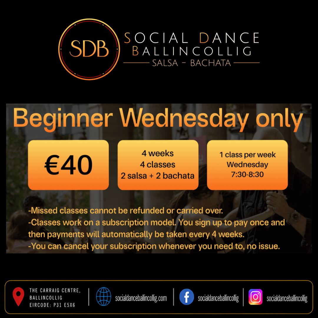 Beginner Wednesday only
