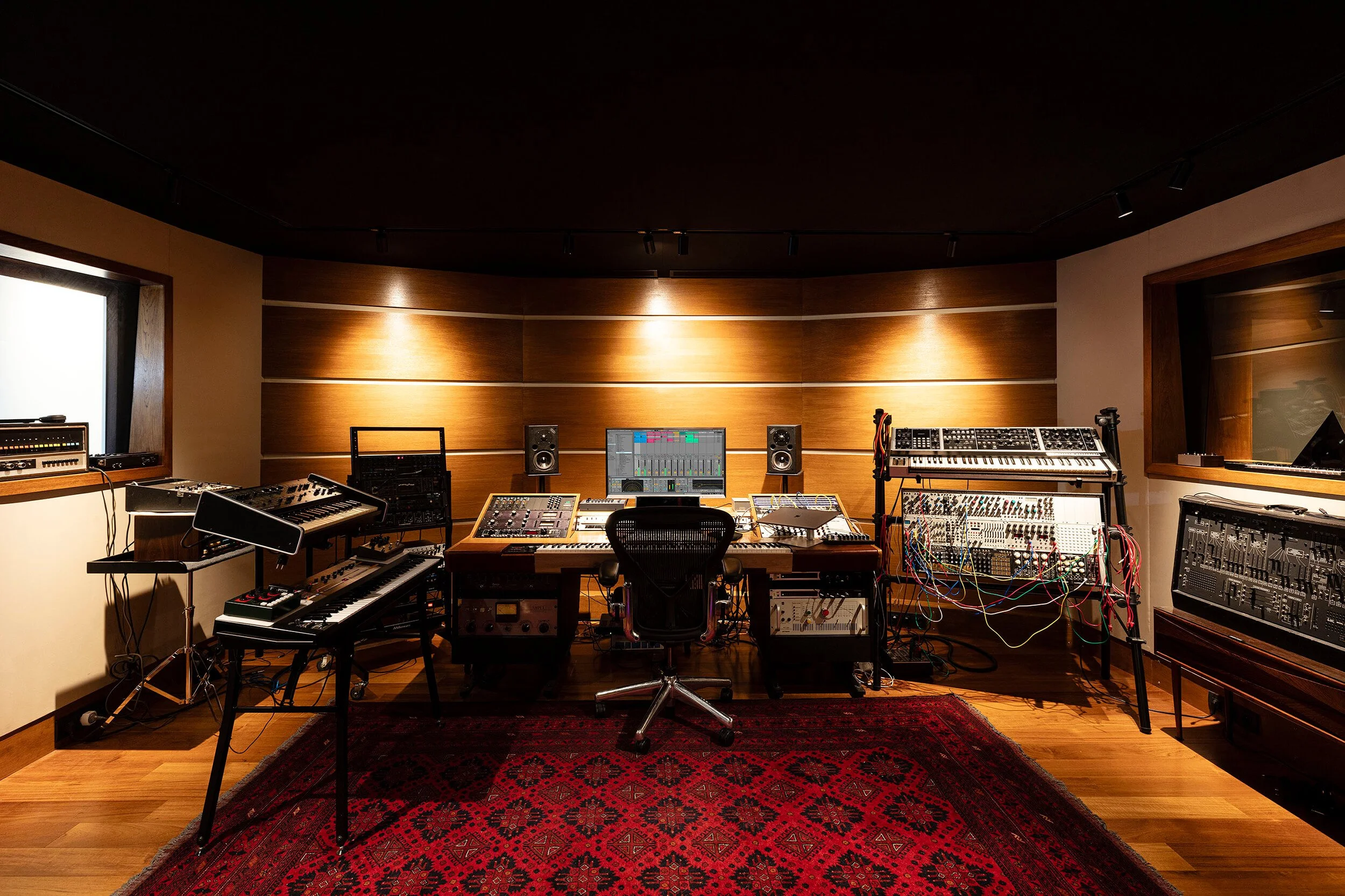 Nicolas Godin's studio