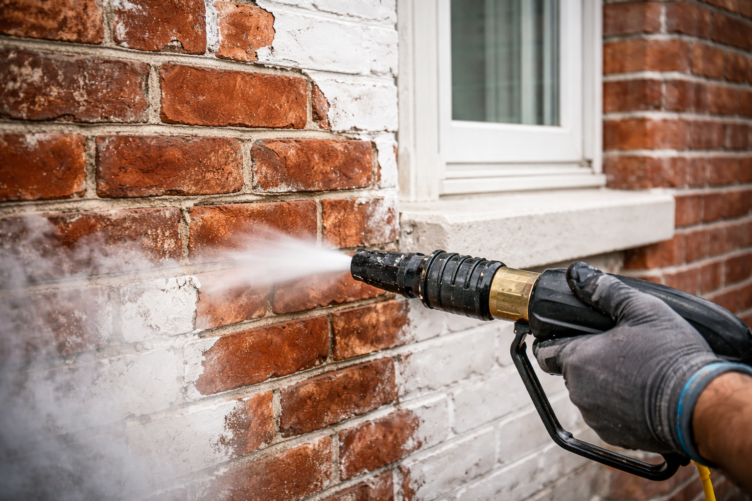 removing exterior paint