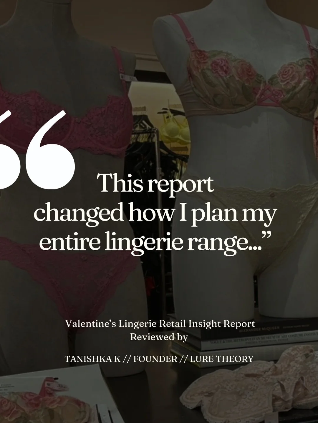 The goal was never to show trends&hellip; it was to explain why they matter. 

Feedback like this reinforces why I approach retail insight the way I do. Thank you @luretheory 💗

If you&rsquo;re designing lingerie collections and want clarity around 