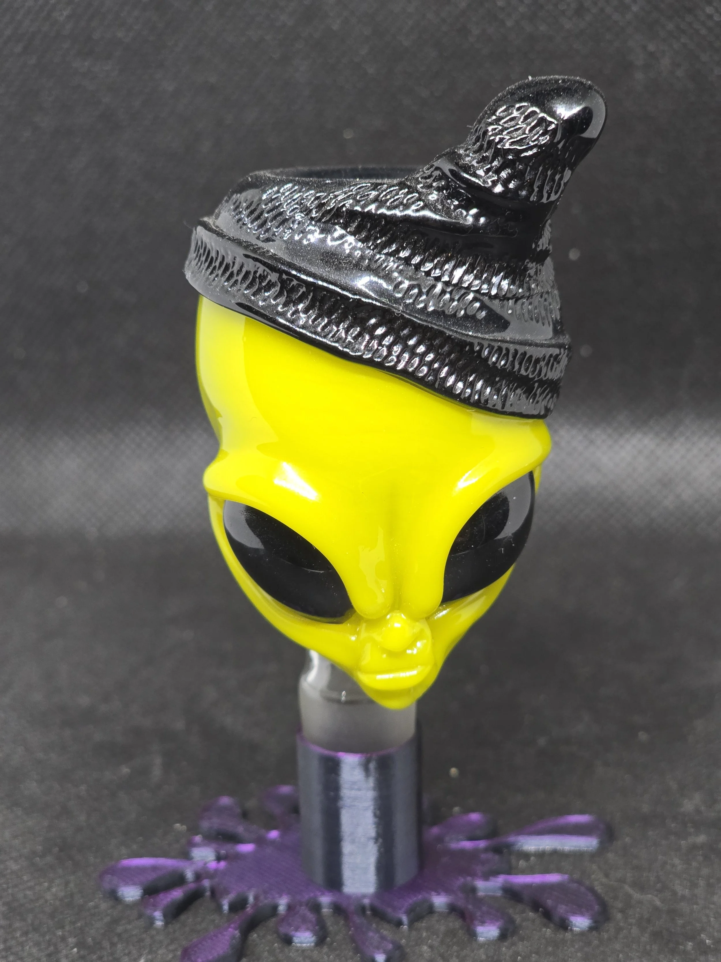 Ghost glass 14mm 1 hole bowl