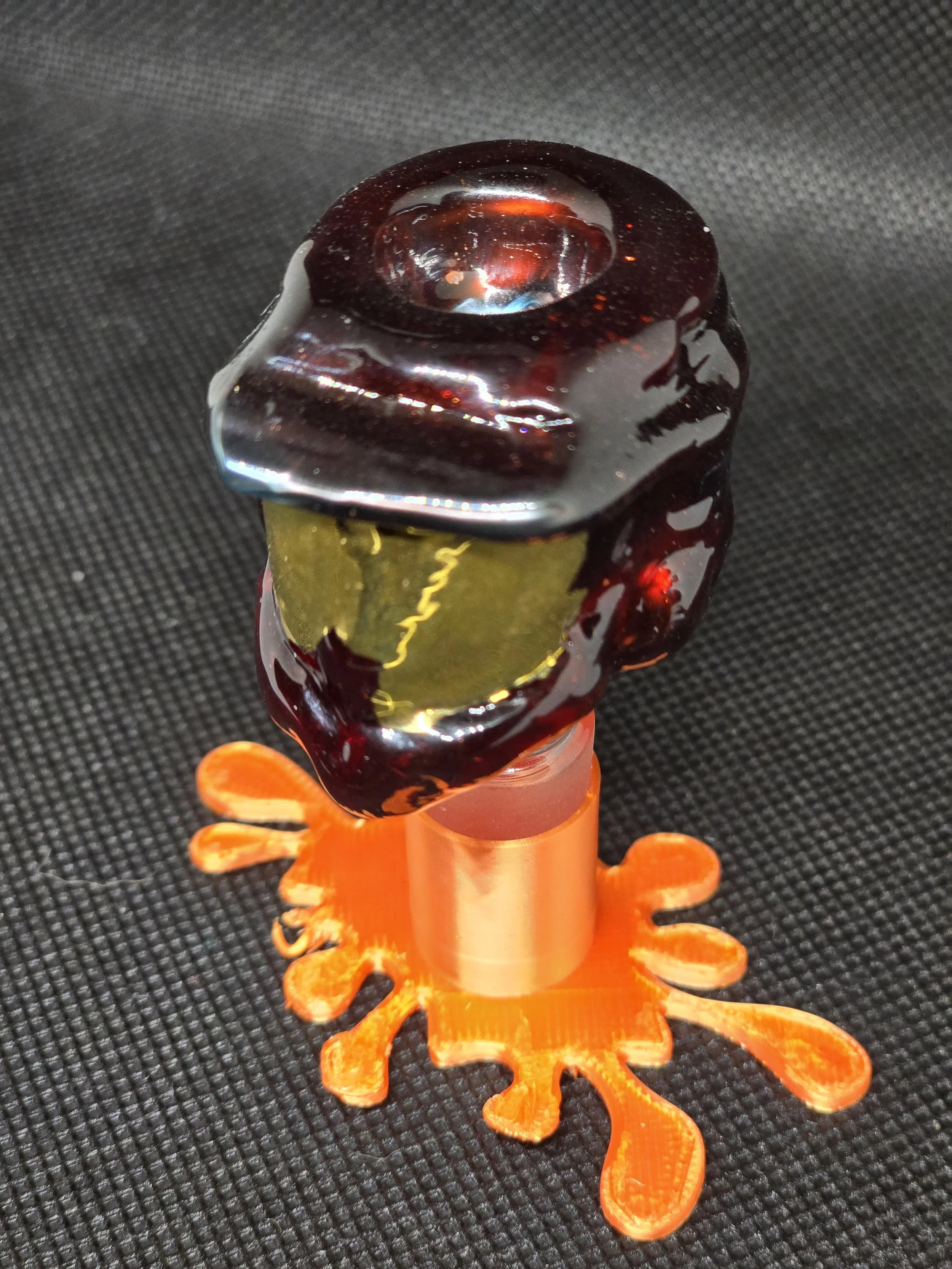 Tony Kazy glass 1 hole bowl