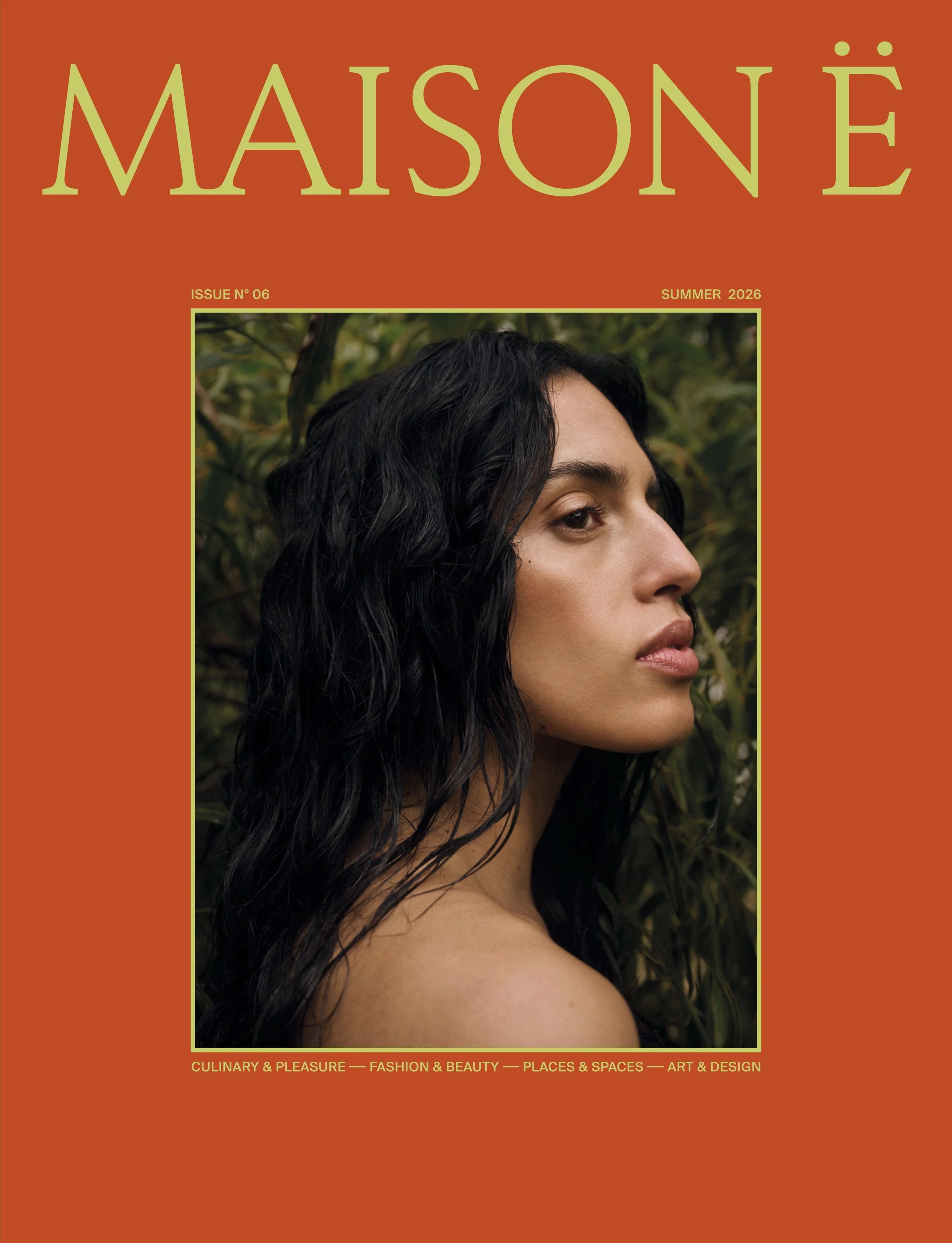MAISON E Beauty Cover
Photographer Laura Palm
Hair and Makeup Julia Kraemer