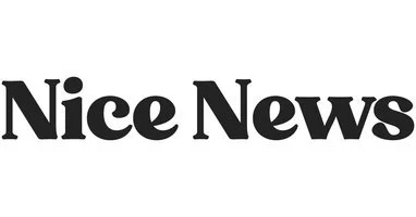 The logo of 'Nice News' featuring bold black text on a white background.