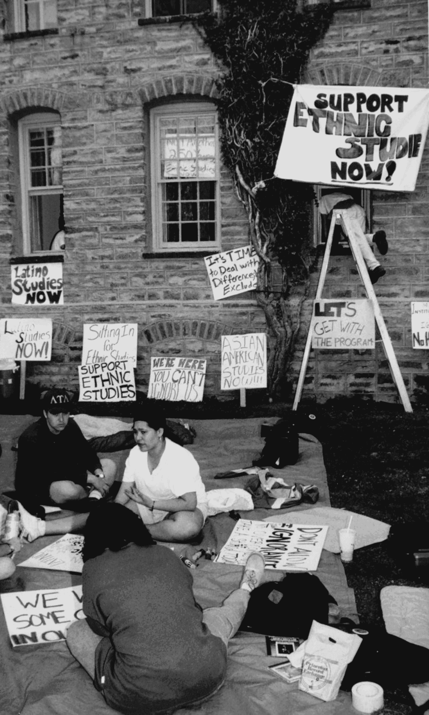 Princeton students protest for ethnic studies, 1995